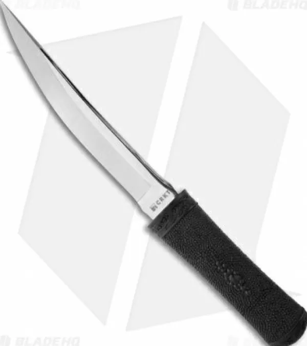 Best Reliable Quality Crkt Hissatsu Fixed Blade Tanto Knife (7.125 Satin Plain) 2907 Fixed Blade Knives