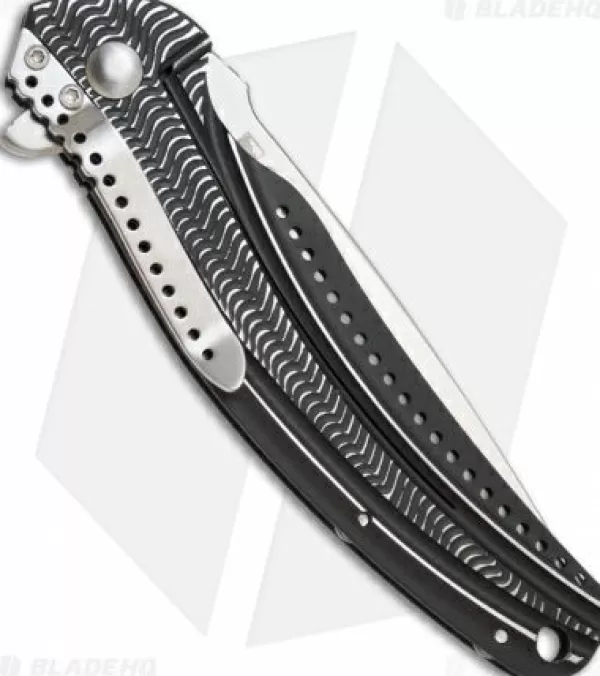 Store Reliable Quality Crkt Ken Onion Ripple Frame Lock Knife Black (3.125 Satin Serr) K405Kxs Pocket Knives