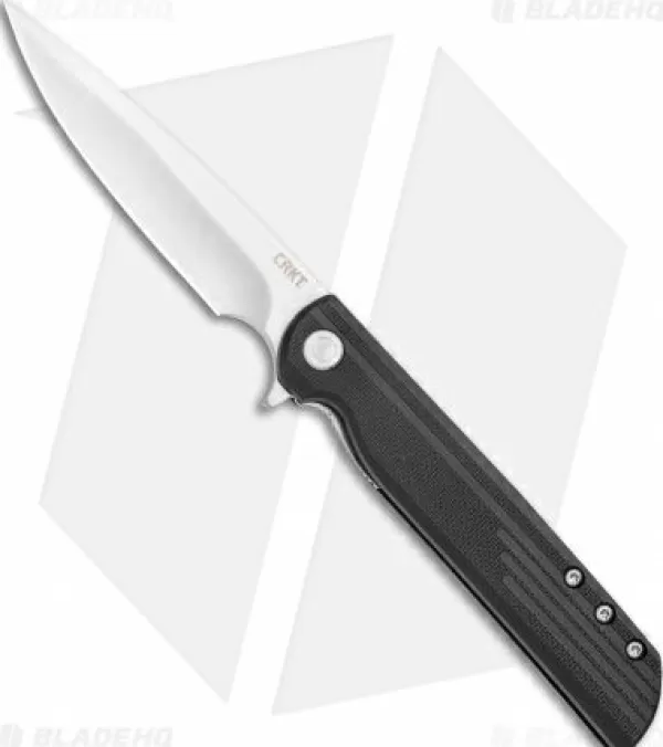 Sale Reliable Quality Crkt Lck + Spring Assisted Liner Lock Knife Black Grn (3.3 Satin) 3801 Spring Assisted Knives