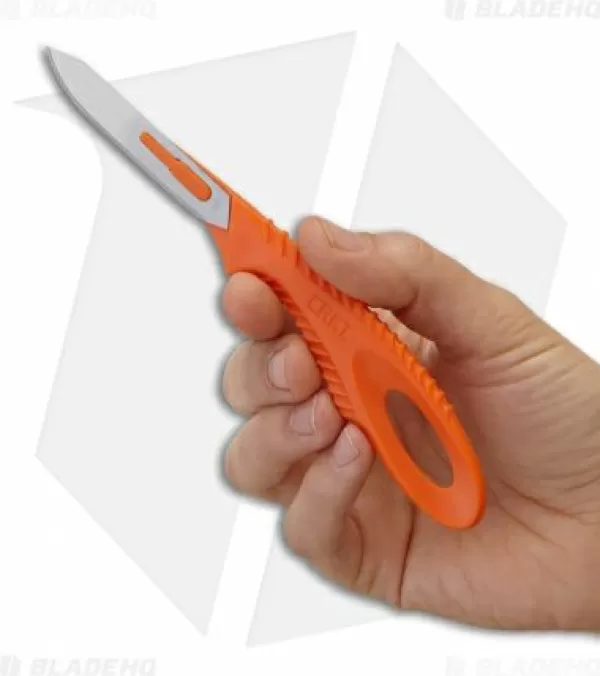 Fashion Reliable Quality Crkt Pdk Precision Disposable Knife Kit Orange (Set Of 4) 2393H Fixed Blade Knives