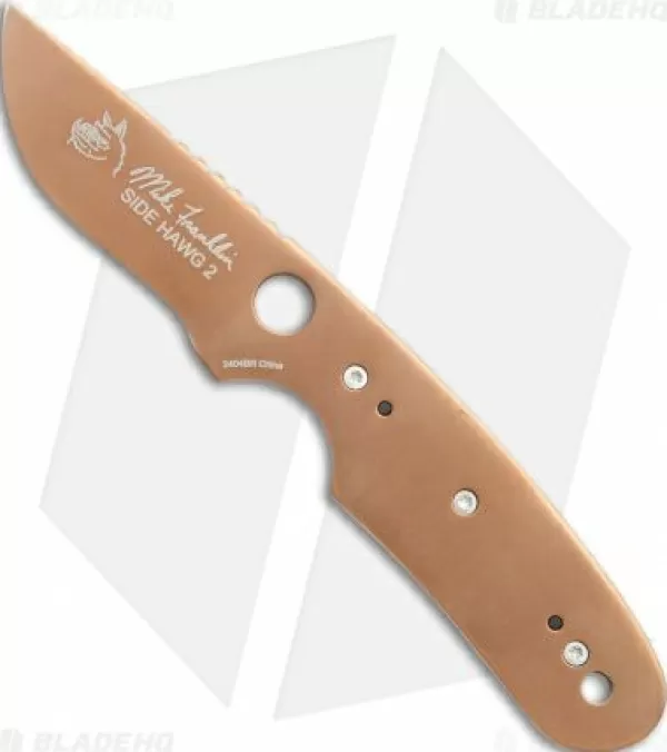 Flash Sale Reliable Quality Crkt Side Hawg 2 Fixed Blade Neck Knife W/ Pivot Sheath (2.25 Bronze) 2404Br Fixed Blade Knives