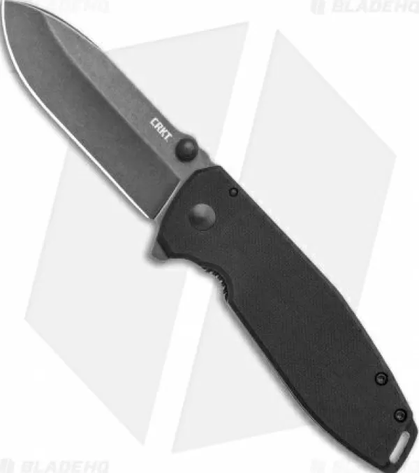 Shop Special Style Crkt Burnley Squid Xm Frame Lock Knife Black G-10 (3 Black Sw) Pocket Knives