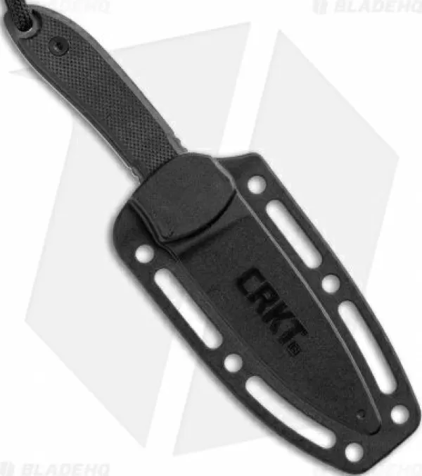 Shop Special Style Crkt Carson F4-02N Fixed Blade Neck Knife Black G-10 (2.88 Satin) Fixed Blade Knives