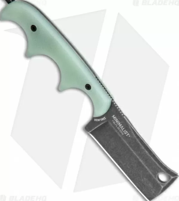 Sale Special Style Crkt Folts Minimalist Cleaver Neck Knife Natural G-10 (2.1 Black Smokewash D2) Fixed Blade Knives