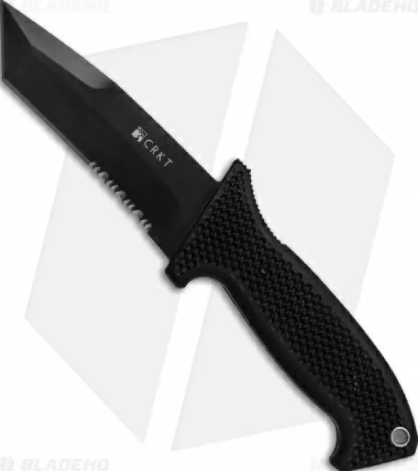 New Special Style Crkt M60-14Nk Sotfb Fixed Blade Knife Tanto (4.38 Black Serr) Tactical Knives