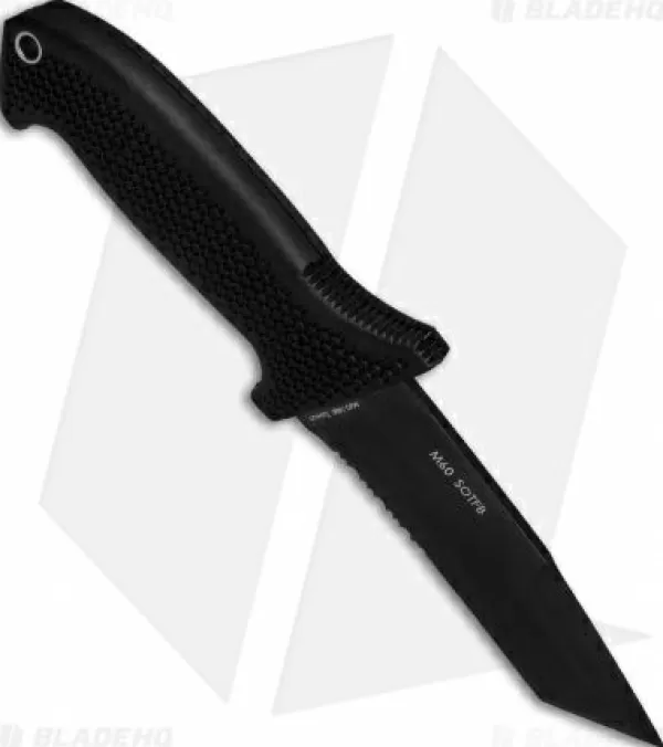 New Special Style Crkt M60-14Nk Sotfb Fixed Blade Knife Tanto (4.38 Black Serr) Tactical Knives