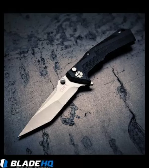 Flash Sale Special Style Crkt Tighe Tac Two Tanto Flipper Button Lock Knife Grn (3.25 Satin) 5235 Pocket Knives