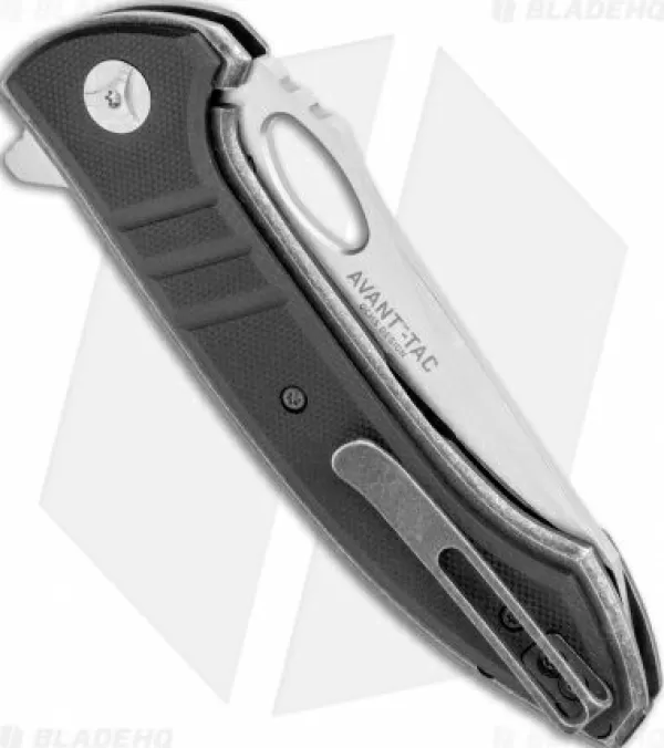 Flash Sale Top Sell Crkt Avant-Tac Liner Lock Knife Black G-10 (3.625 Satin) 5820 Pocket Knives
