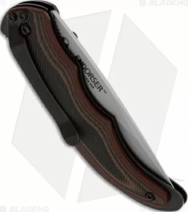 New Top Sell Crkt Endorser Spring Assisted Knife (3.18 Black Plain) 1105K Spring Assisted Knives