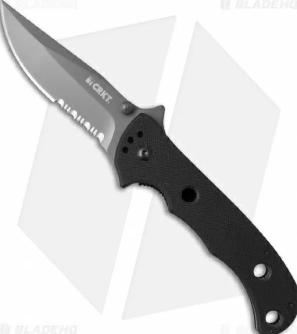 Outlet Top Sell Crkt Hammond Cruiser Lawks Liner Lock Knife (3.25 Gray Serr) 7912Gk Pocket Knives