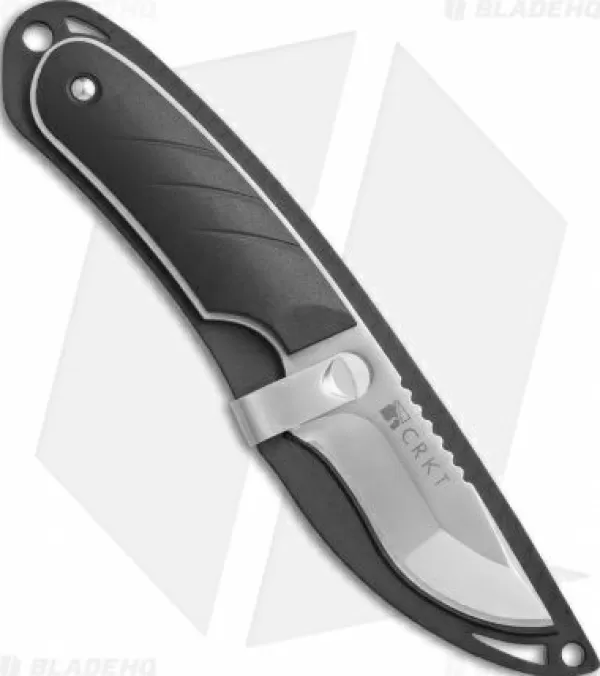 New Top Sell Crkt Side Hawg 2 Fixed Blade Neck Knife W/ Pivot Sheath (2.25 Satin) 2404 Fixed Blade Knives