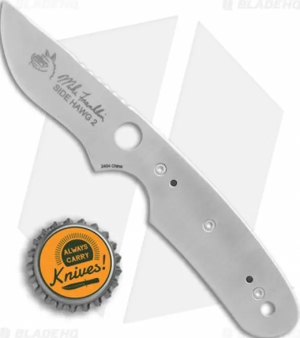 New Top Sell Crkt Side Hawg 2 Fixed Blade Neck Knife W/ Pivot Sheath (2.25 Satin) 2404 Fixed Blade Knives