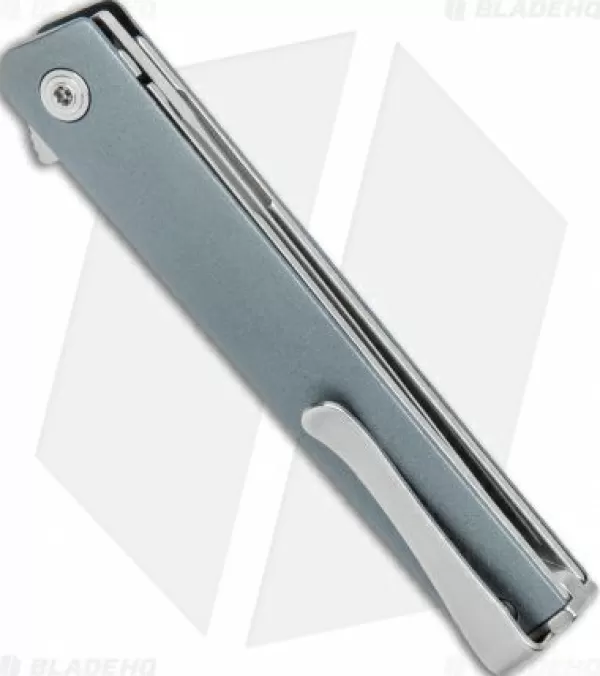 Cheap Unique Crkt Ceo Compact Liner Lock Knife Gray Grn (2.61 Satin) Pocket Knives