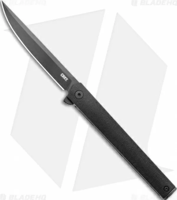Fashion Unique Crkt Ceo Flipper Liner Lock Knife Black Grn (3.25 Black) Pocket Knives