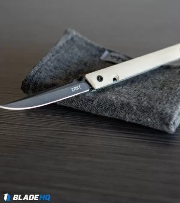 Flash Sale Unique Crkt Ceo Liner Lock Knife White Micarta (3.1 Smokewash D2) Bhq Exclusive Pocket Knives
