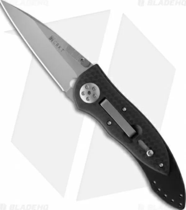 New Unique Crkt Elishewitz E-Lock 7303 Automatic Conversion Black (2.75 Satin) Automatic Knives