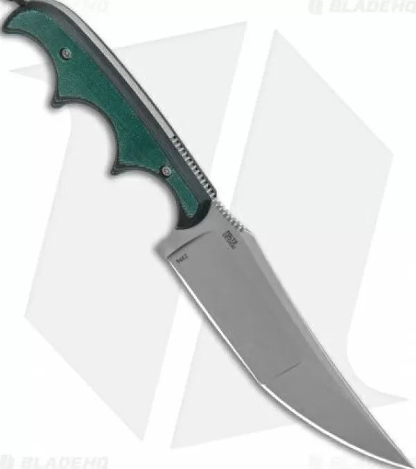 Outlet Unique Crkt Folts Minimalist Katana Neck Knife Green Resin/Fiber (3.6 Bead Blast) Fixed Blade Knives