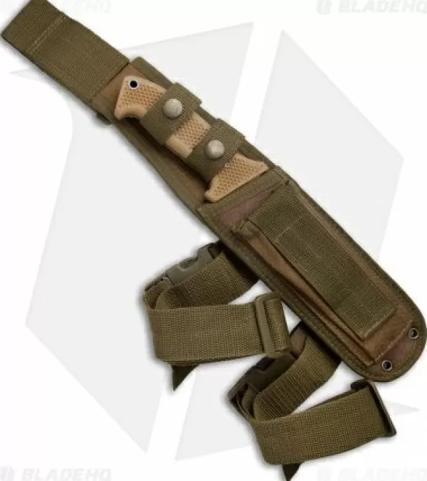 Clearance Unique Crkt M60 16Nkd Large Fixed Blade Tanto Knife Desert Tan (6.13 Tan Serr) Fixed Blade Knives