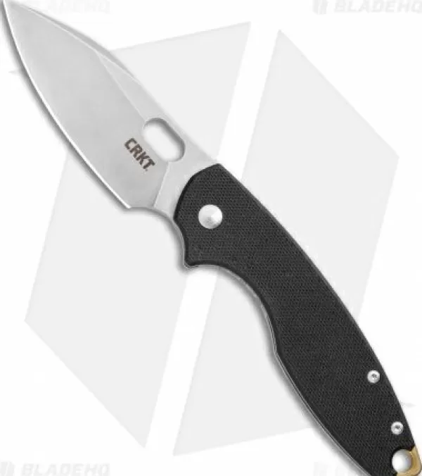 Best Sale Unique Crkt Pilar Iii Frame Lock Knife Black G-10 (3 Stonewash D2) 5317D2 Pocket Knives